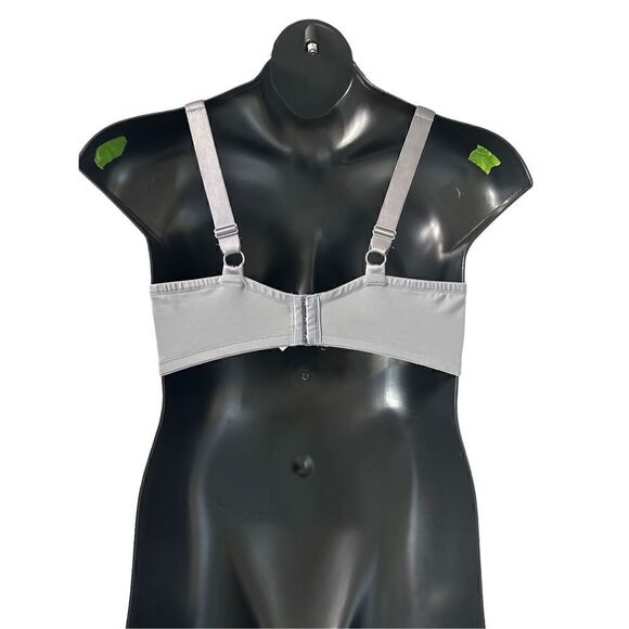 Olga Women's Silver and Grey Underwire No Padding Bra Size 40D - Picture 2 of 4